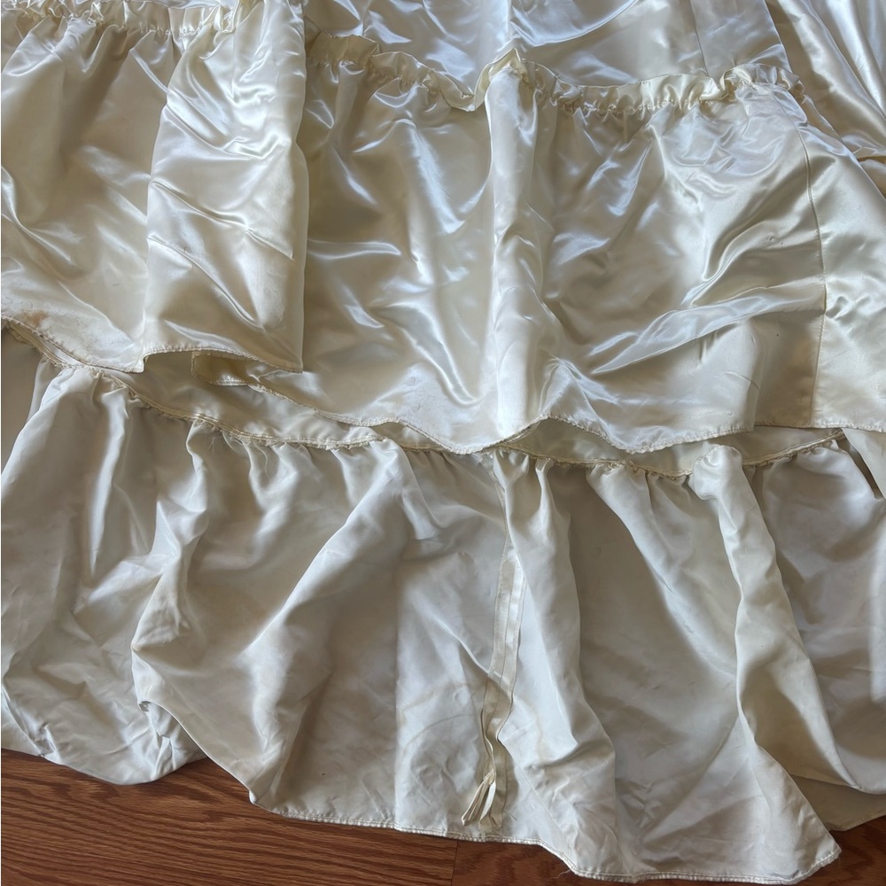 Vintage 70s Gunne Sax Romantic Renaissance Bridal Collection Wedding Dress Sz 9 - Picture 14 of 15
